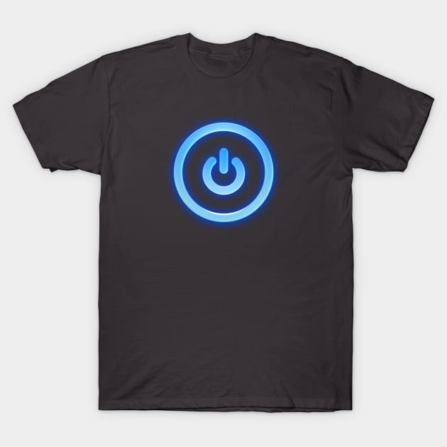 Power On/Off T-Shirt by LefTEE Designs